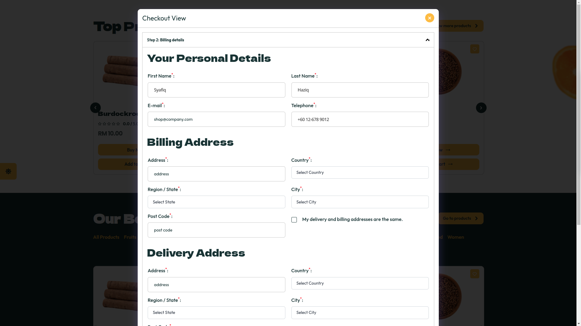 Organic Vegetable Box