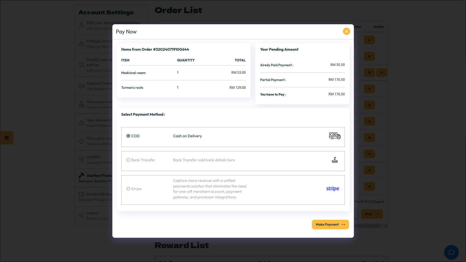 Organic Vegetable Box