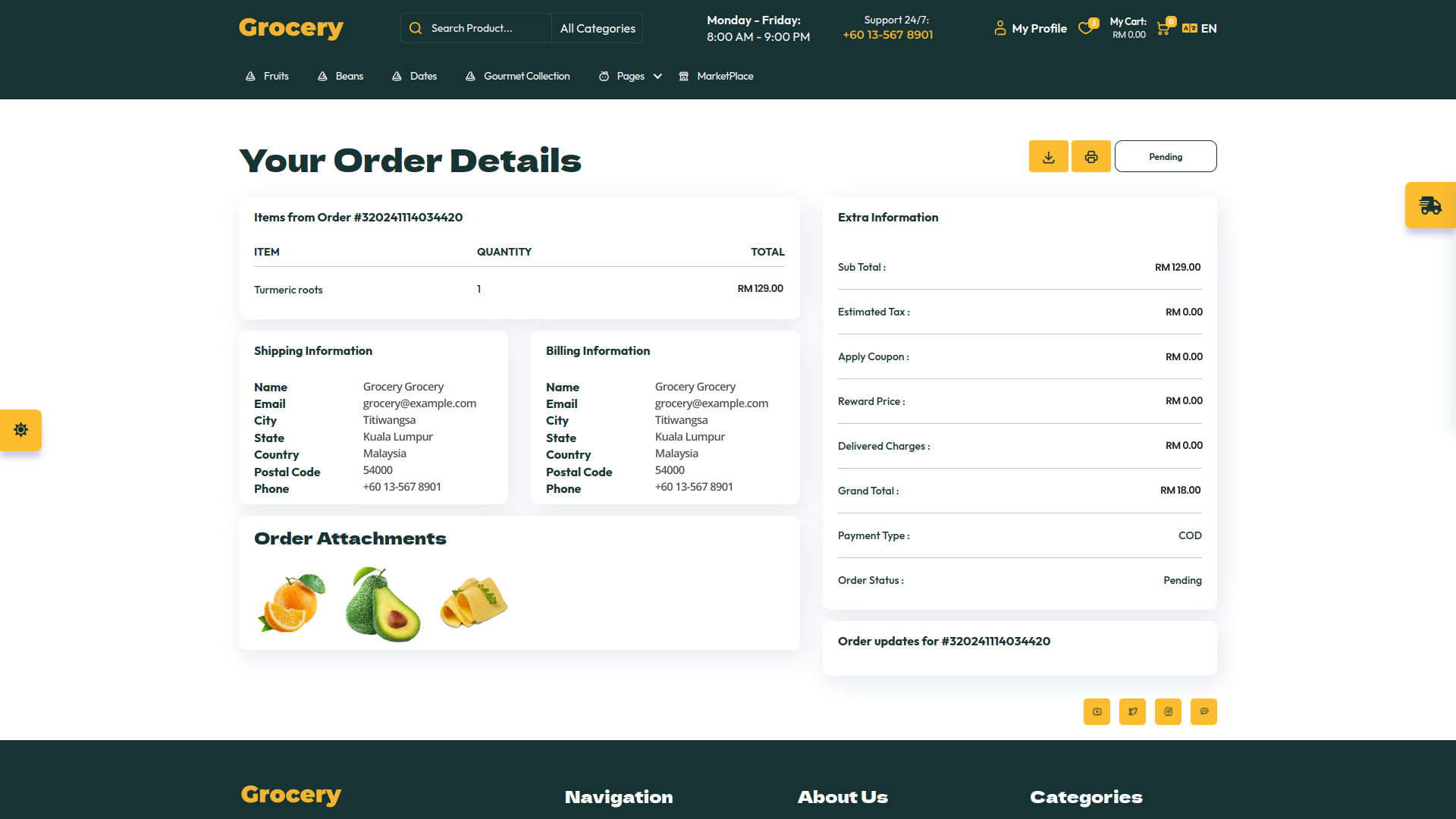 Organic Vegetable Box