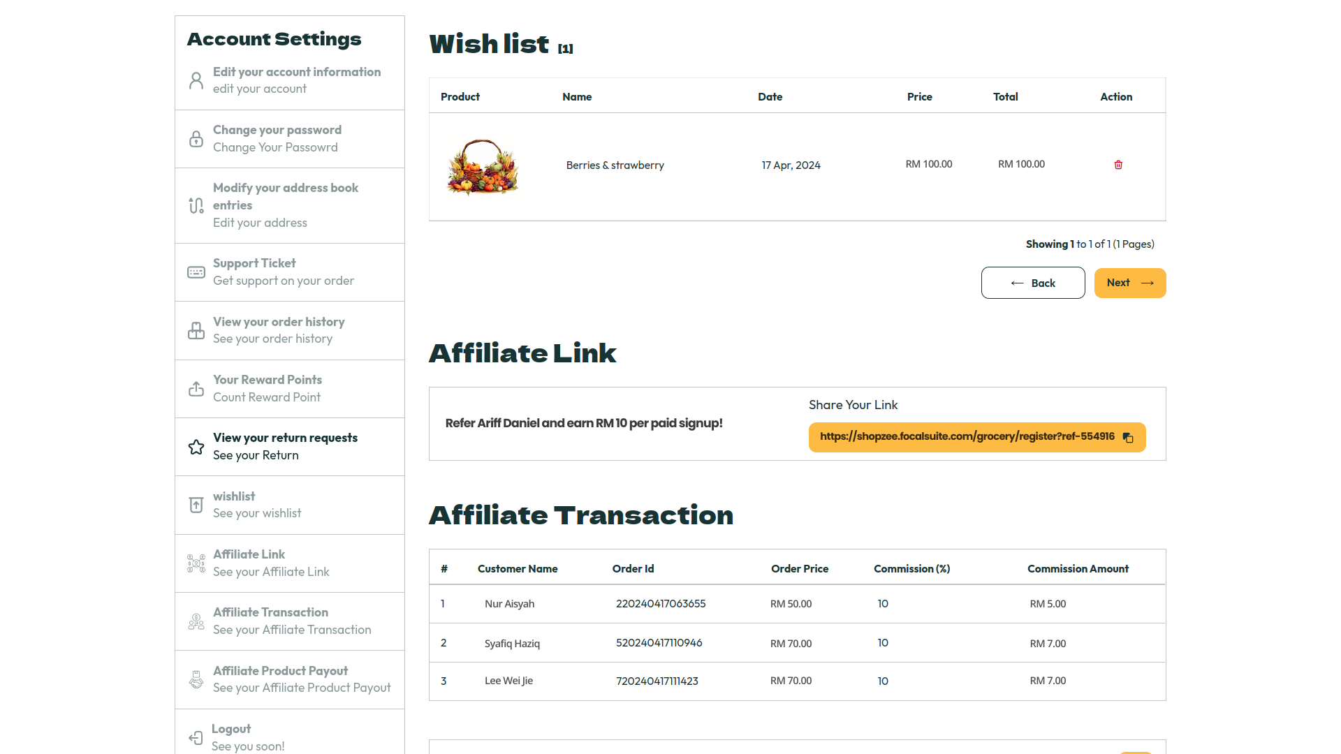 Organic Vegetable Box