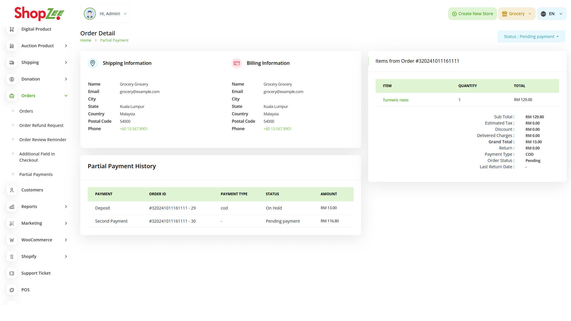 Organic Vegetable Box