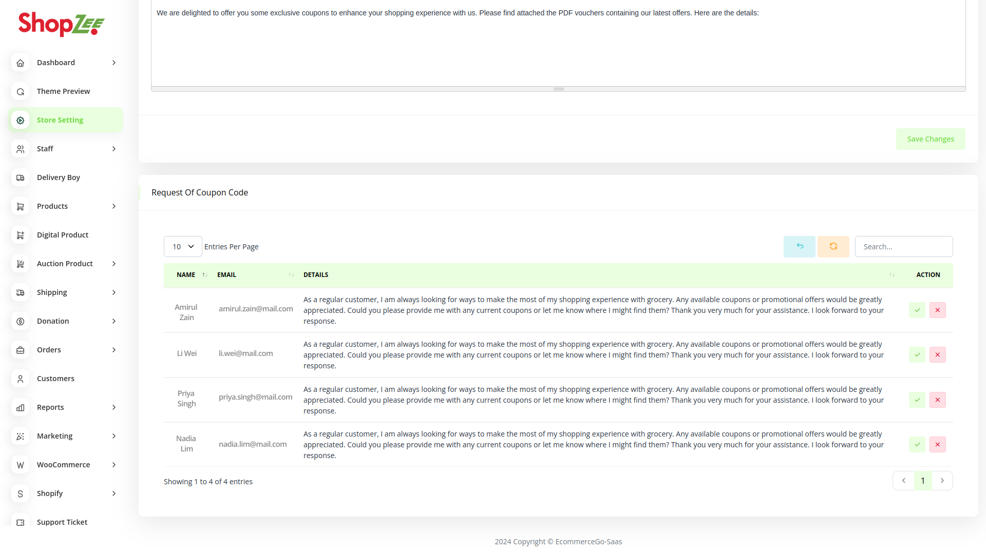 Organic Vegetable Box
