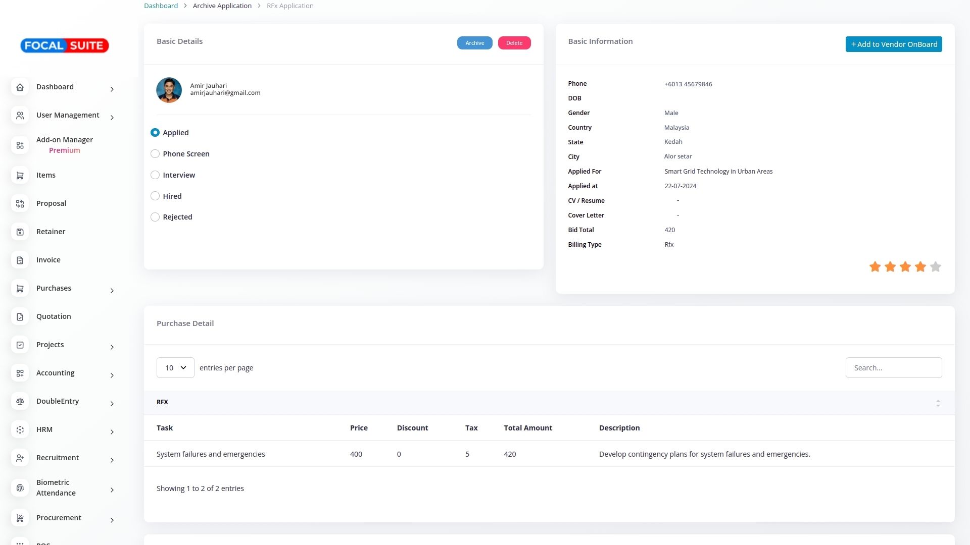 Organic Vegetable Box