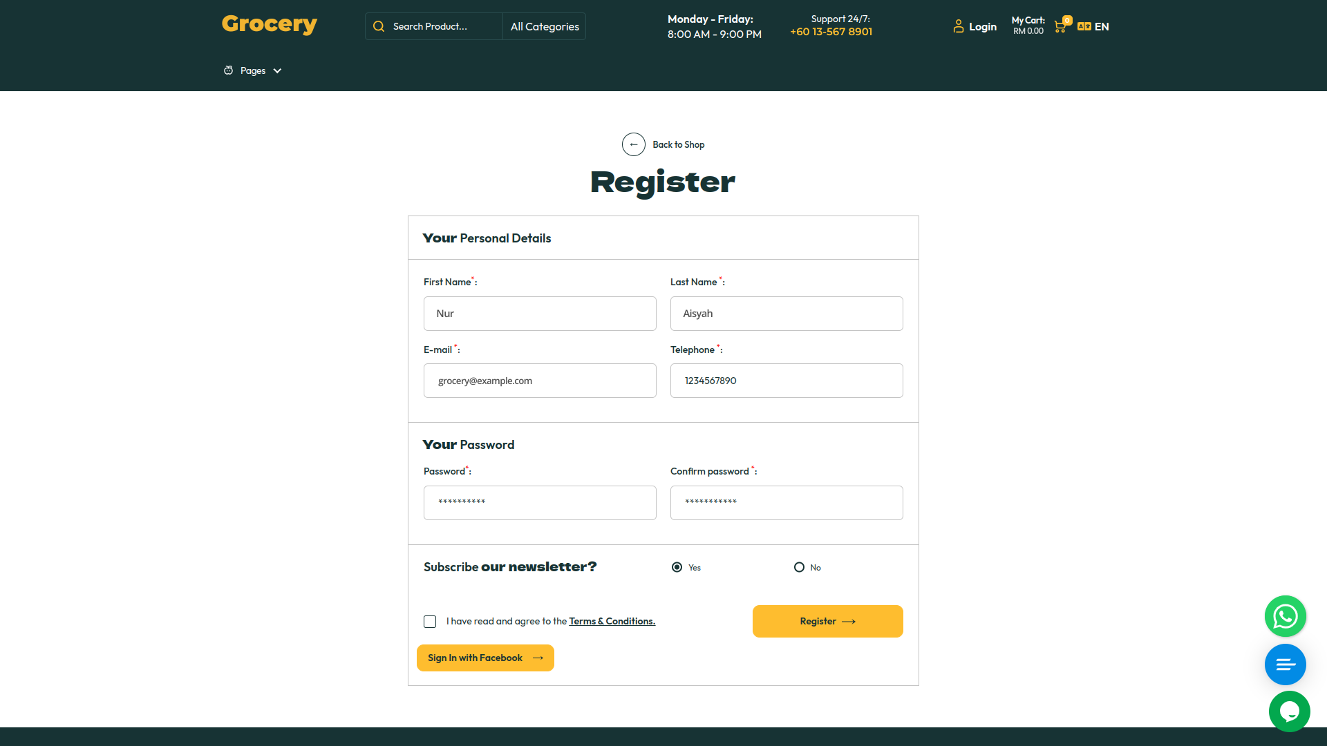 Organic Vegetable Box