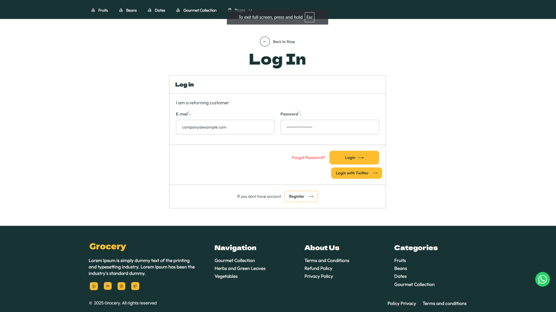 Organic Vegetable Box